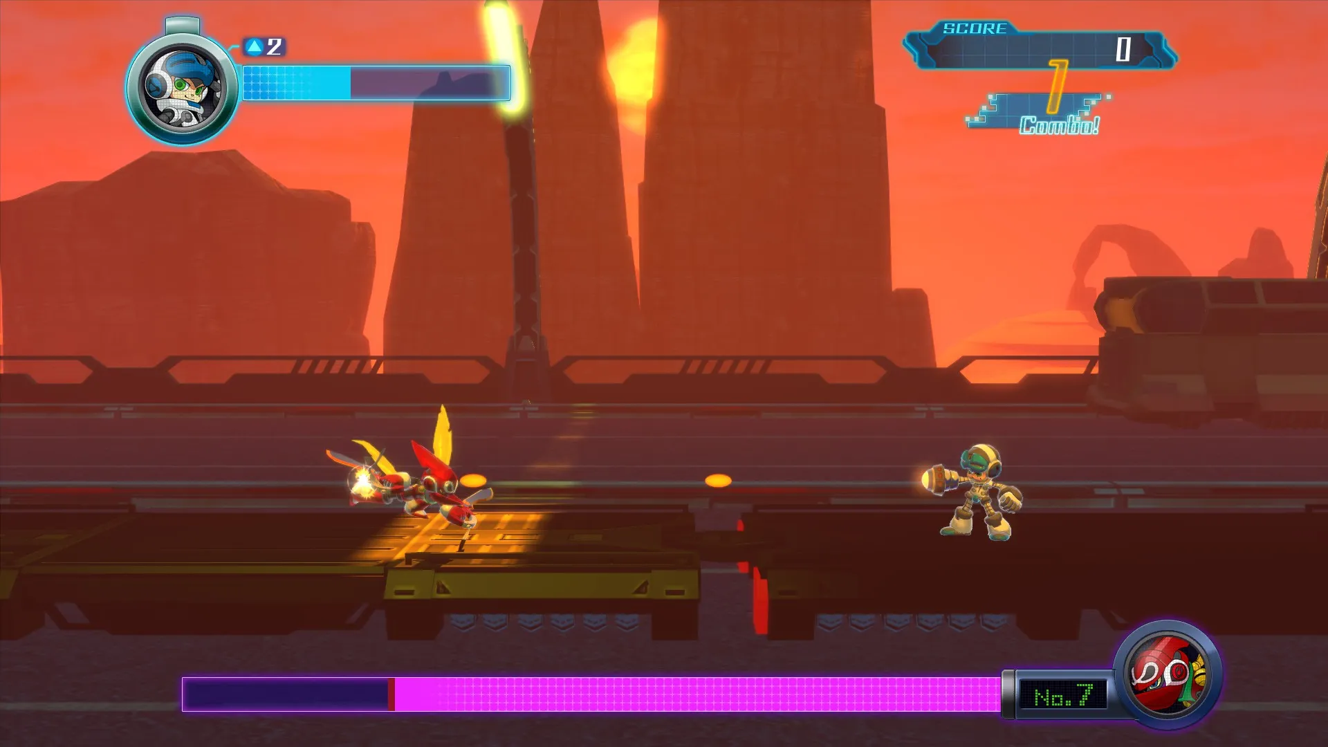 A Lifeless Mega Man Clone