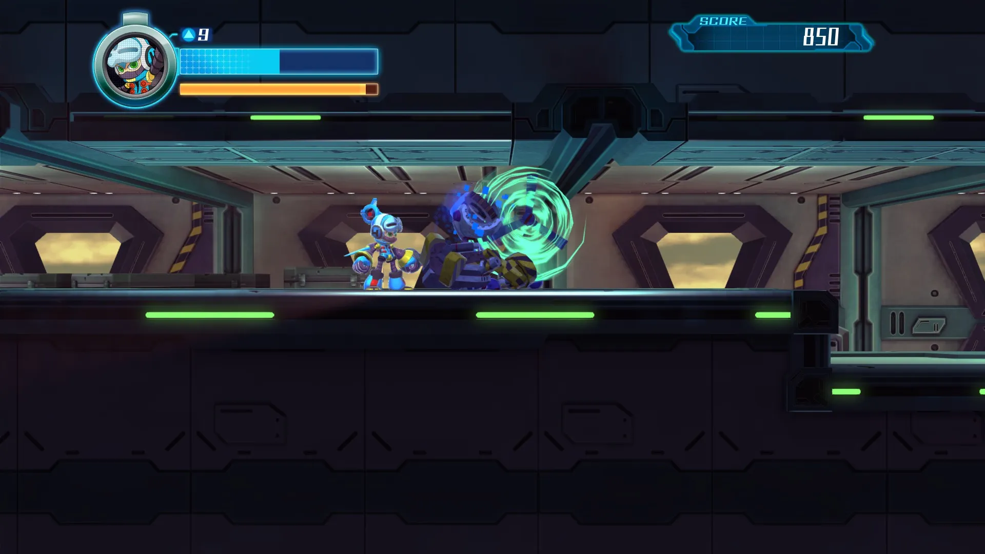 A Lifeless Mega Man Clone