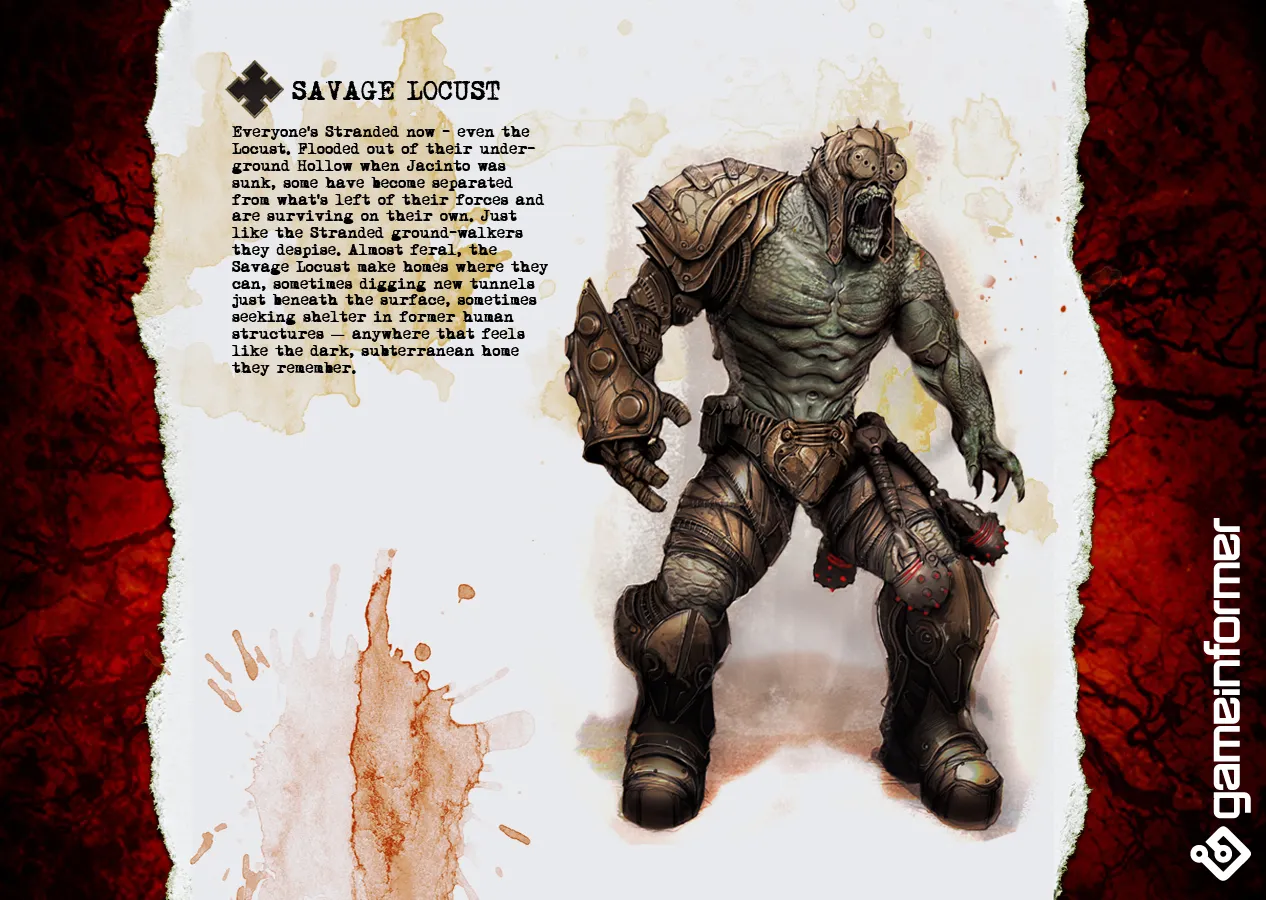 The Enemies Of Gears Of War 3