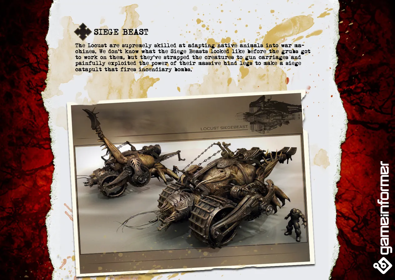 The Enemies Of Gears Of War 3