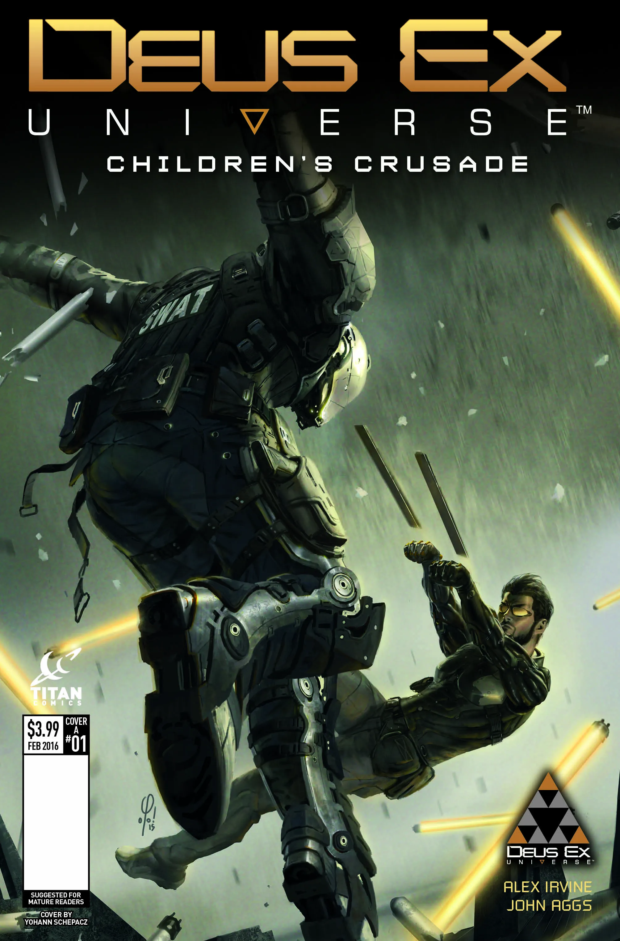 Titan Shows Off Art From New Deus Ex Comic