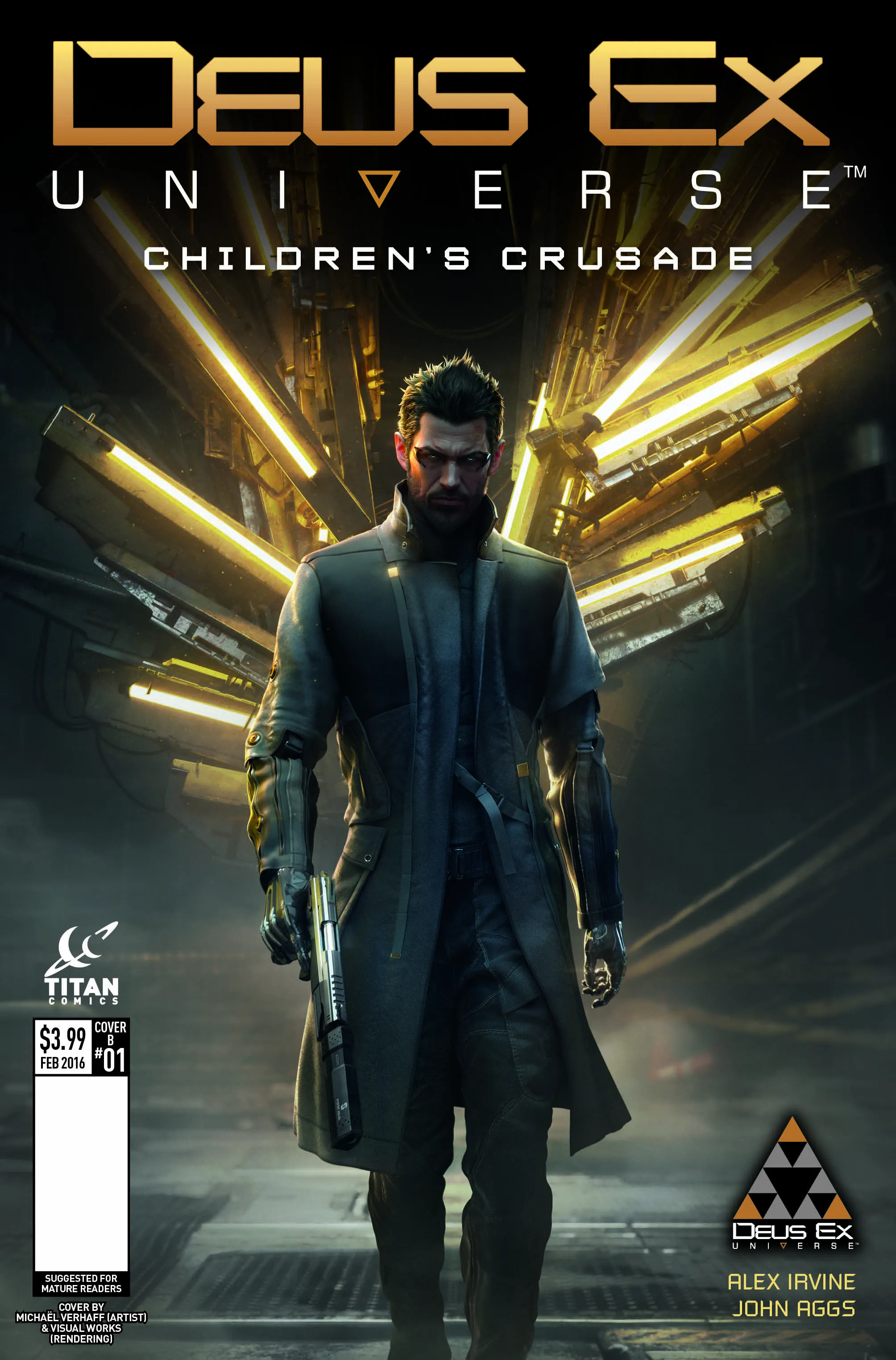 Titan Shows Off Art From New Deus Ex Comic