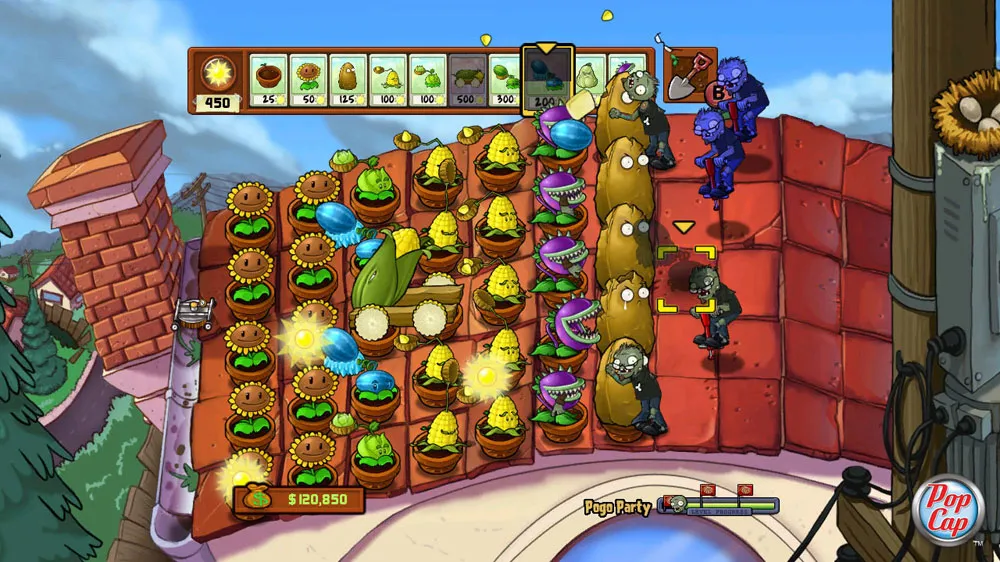 Plants vs. Zombies Review: Xbox 360 Version Provides Lawn Defense For Two