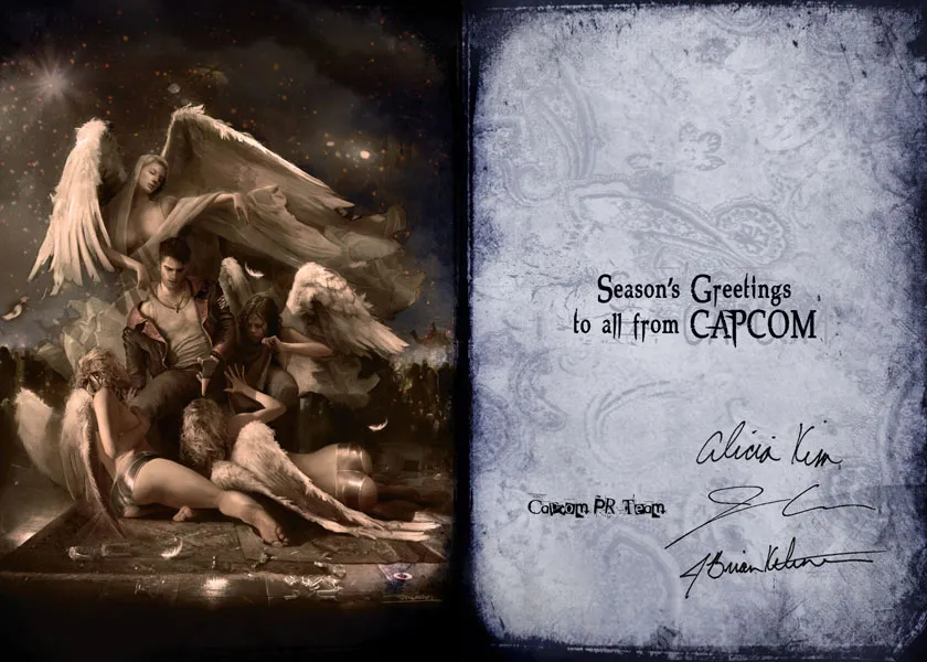 Capcom Gets Blasphemous With DMC Holiday Card