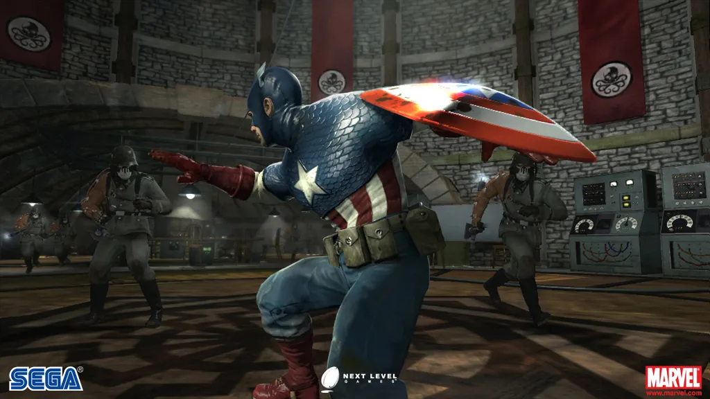 Captain America Takes On World War II