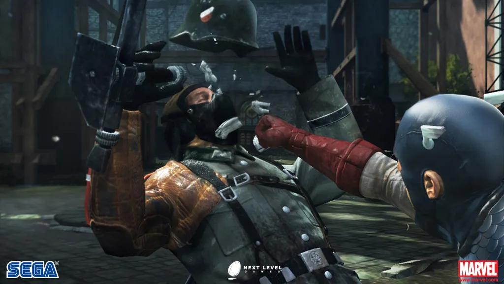 Captain America Takes On World War II